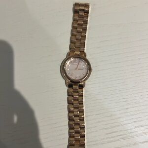 MARC JACOBS rose gold watch .